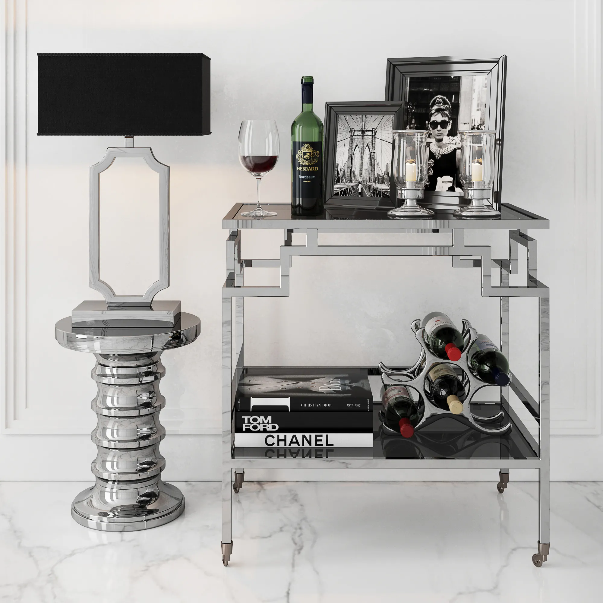 decoration – Eichholtz decor set 02 3D Model