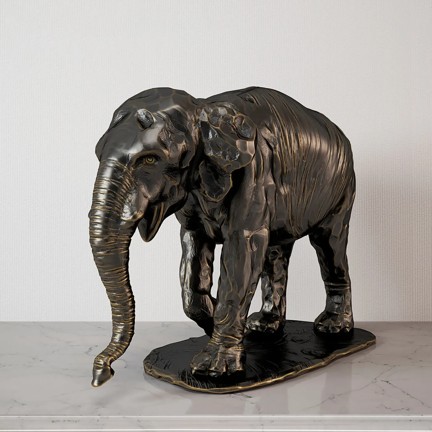 decoration – Eichholtz Elephant Bronze 3D Model decoration – Eichholtz Elephant Bronze 3D Model