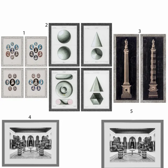 decoration – Eichholtz Prints 19 3D Model