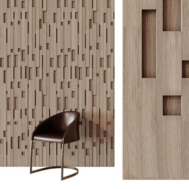 decoration – Emmemobili Stelines boiserie 3D Model