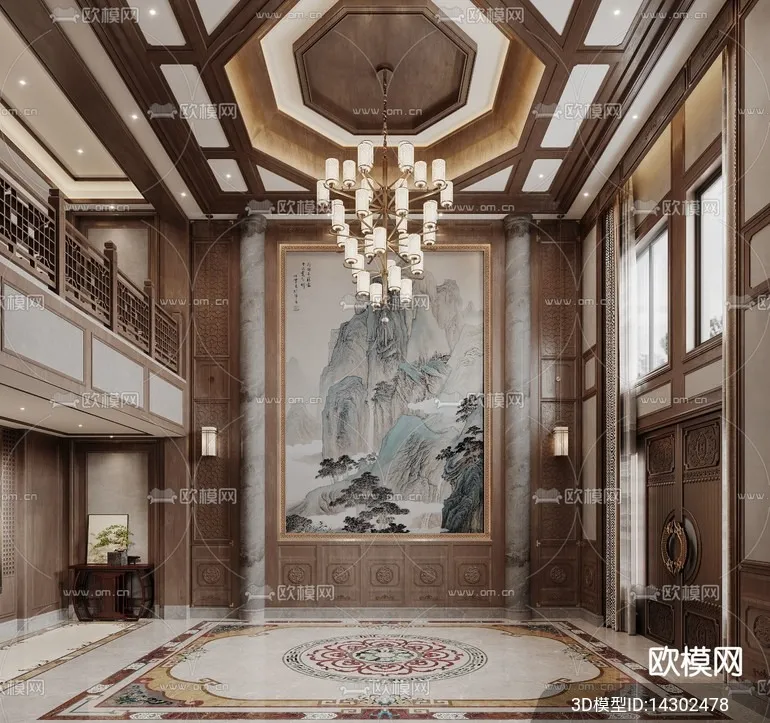 DECORATION – ENTRANCE – CORONA – 3D MODEL – 1123