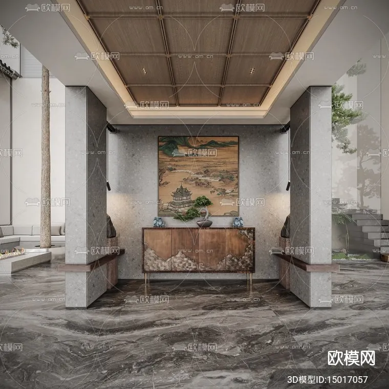 DECORATION – ENTRANCE – CORONA – 3D MODEL – 1198