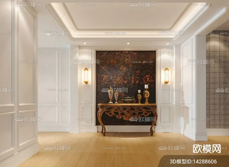 DECORATION – ENTRANCE – VRAY / CORONA – 3D MODEL – 1113