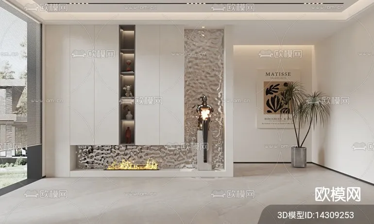 DECORATION – ENTRANCE – VRAY / CORONA – 3D MODEL – 1125