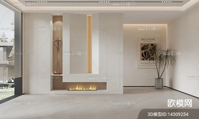 DECORATION – ENTRANCE – VRAY / CORONA – 3D MODEL – 1126