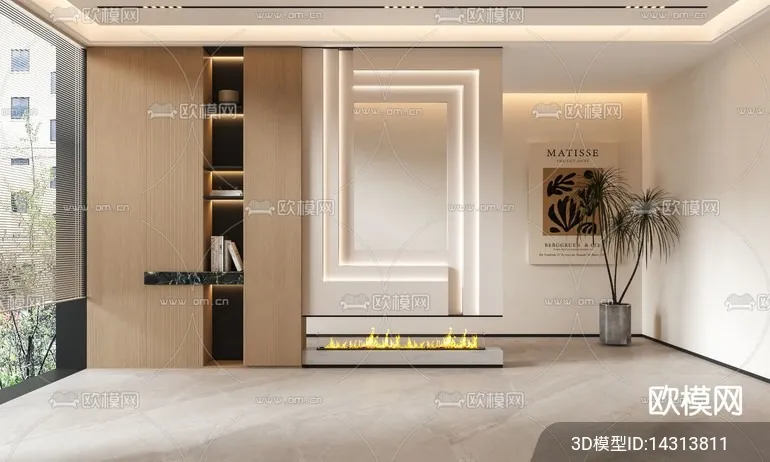 DECORATION – ENTRANCE – VRAY / CORONA – 3D MODEL – 1134