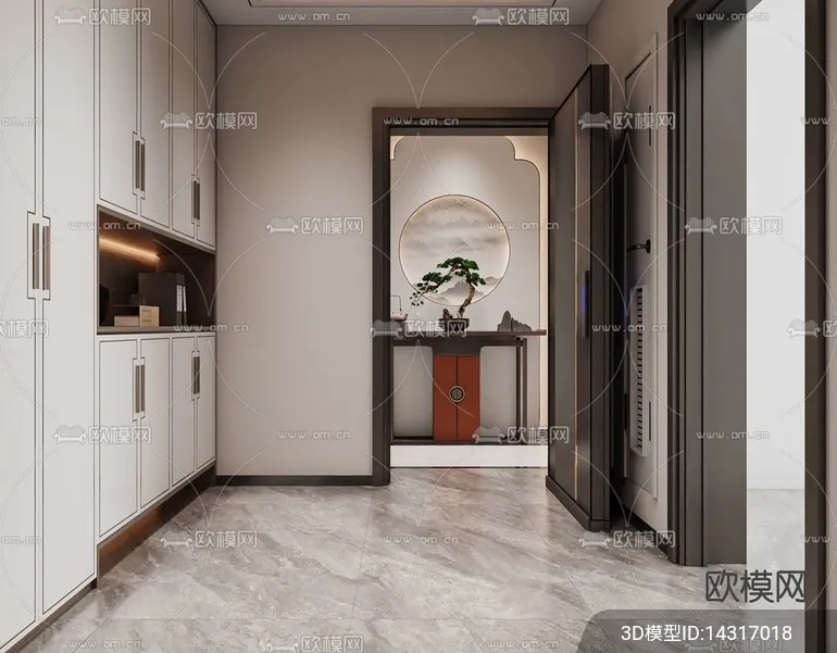 DECORATION – ENTRANCE – VRAY / CORONA – 3D MODEL – 1135