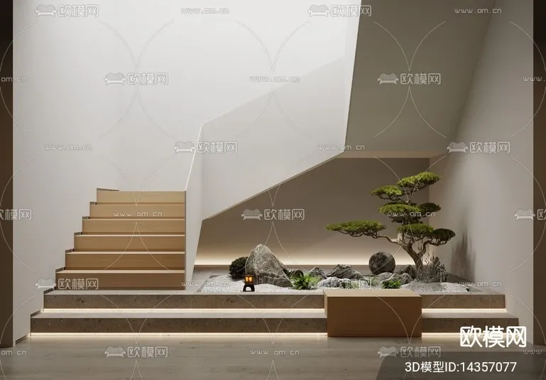 DECORATION – ENTRANCE – VRAY / CORONA – 3D MODEL – 1169