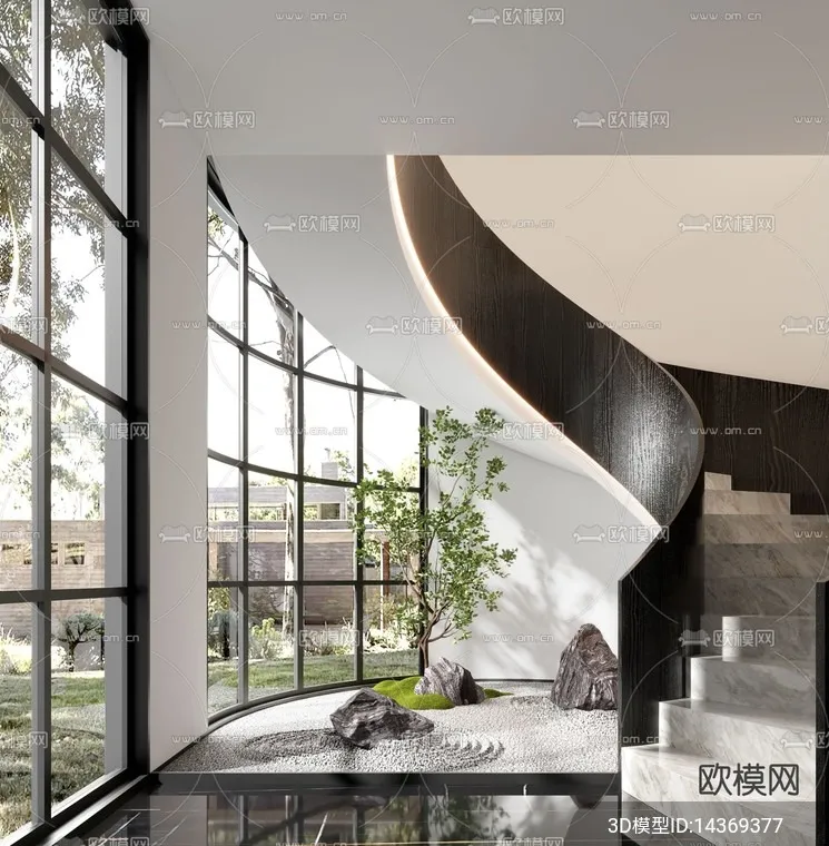 DECORATION – ENTRANCE – VRAY / CORONA – 3D MODEL – 1175