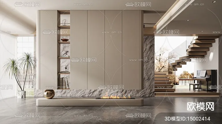 DECORATION – ENTRANCE – VRAY / CORONA – 3D MODEL – 1183