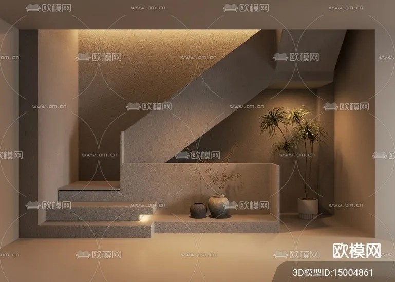 DECORATION – ENTRANCE – VRAY / CORONA – 3D MODEL – 1187