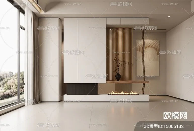 DECORATION – ENTRANCE – VRAY / CORONA – 3D MODEL – 1189