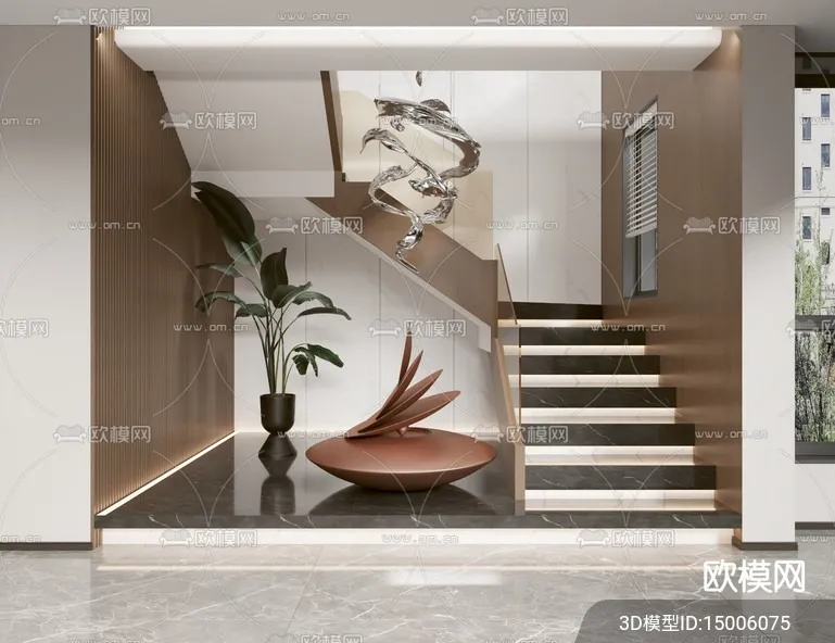 DECORATION – ENTRANCE – VRAY / CORONA – 3D MODEL – 1192