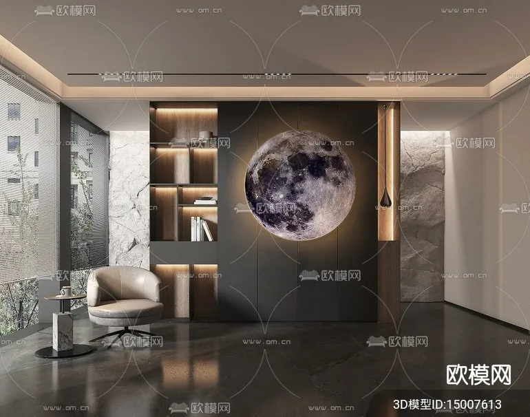 DECORATION – ENTRANCE – VRAY / CORONA – 3D MODEL – 1193