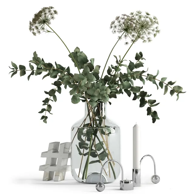 decoration – Eucalyptus 3D Model