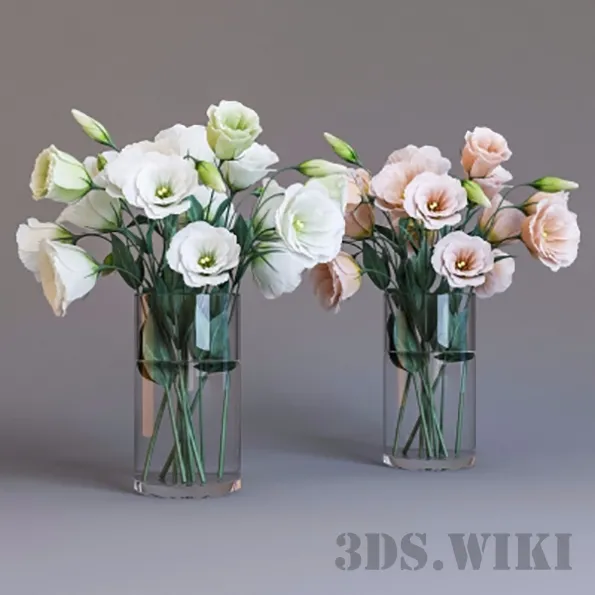 decoration – Eustoma 3D Model decoration – Eustoma 3D Model