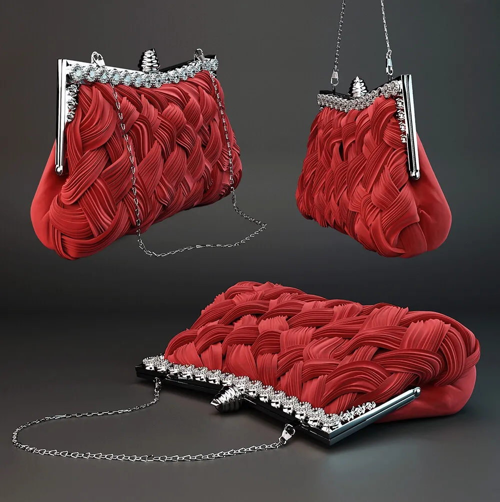 decoration – Evening Weave Clutch 3D Model