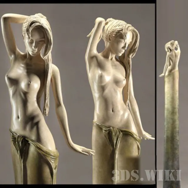 decoration – Female Sculpture 3D Model