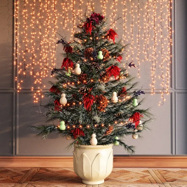 decoration – Festive Christmas Tree 3D Model decoration – Festive Christmas Tree 3D Model