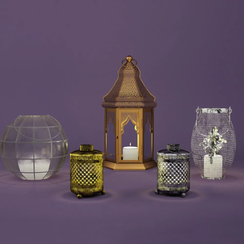 decoration – Flashlights ZARA HOME 3D Model