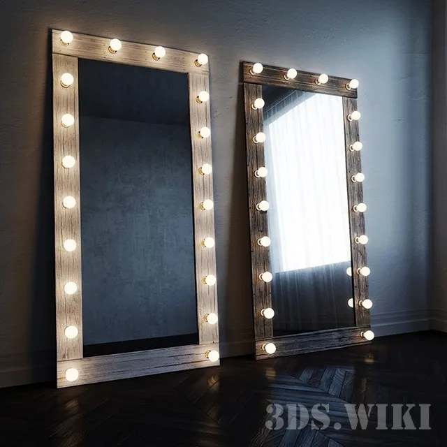 decoration – Floor mirror DORIAN GRAY 3D Model