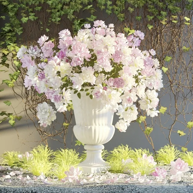 decoration – Flower house 3D Model