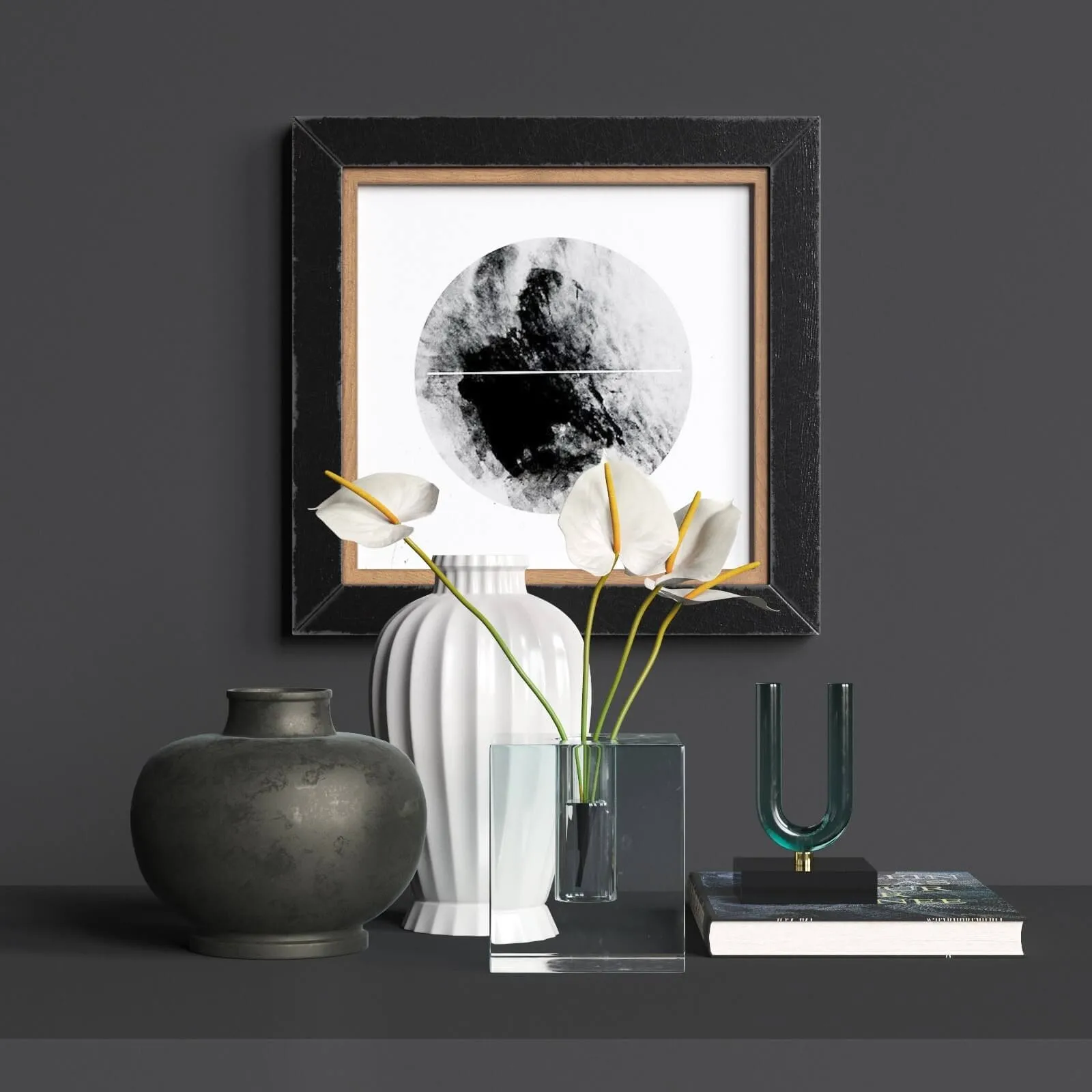 decoration – Flower set 7 3D Model