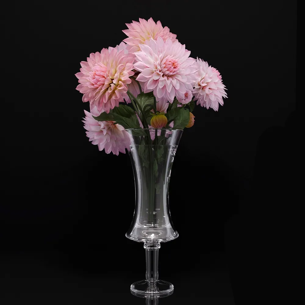 decoration – Flowers dahlias 3D Model