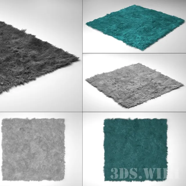 decoration – Fluffy Carpet 3D Model