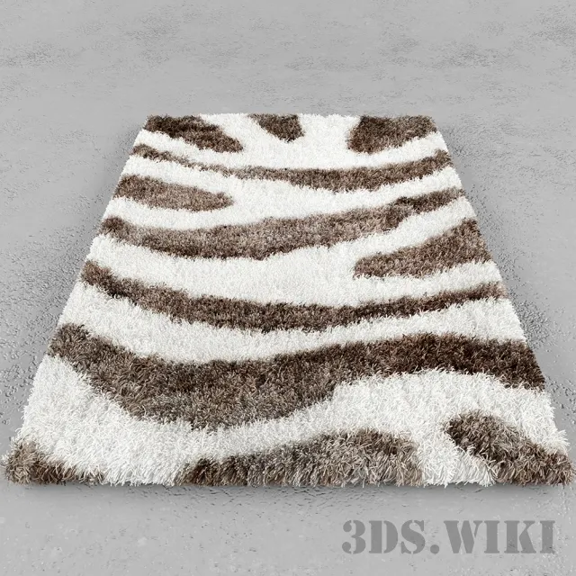 decoration – Fluffy modern rug 3D Model decoration – Fluffy modern rug 3D Model