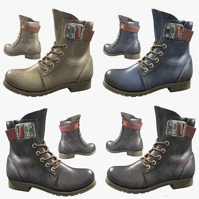 decoration – Fly London Stay Rug Women’s Biker Boots 3D Model