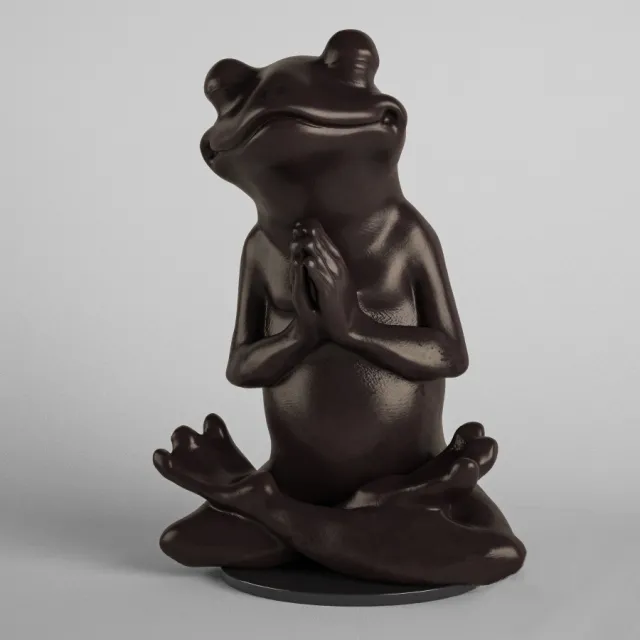 decoration – Frog Yogi 3D Model decoration – Frog Yogi 3D Model