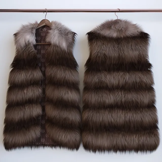 decoration – Fur vest on a hanger and on a dummy 3D Model
