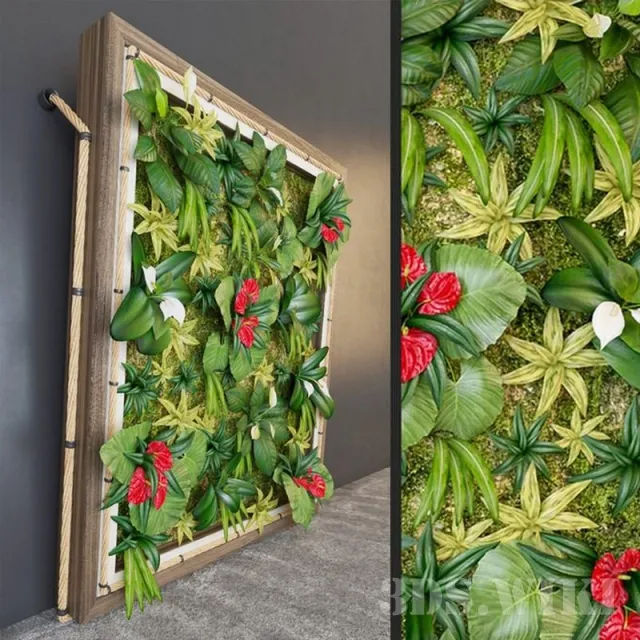 decoration – Fytowall with slope 3D Model decoration – Fytowall with slope 3D Model