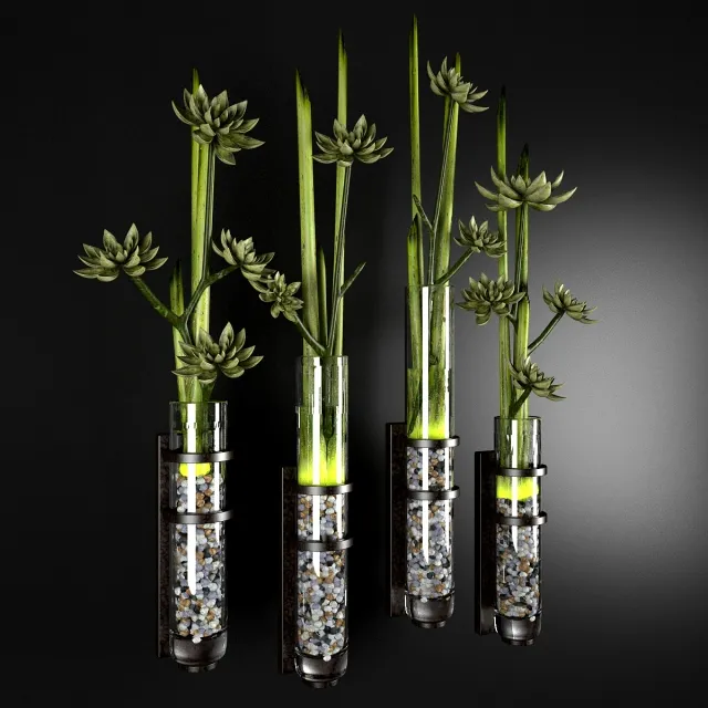 decoration – glass vase 3D Model