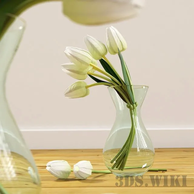 decoration – Glass vase curvy 3D Model decoration – Glass vase curvy 3D Model