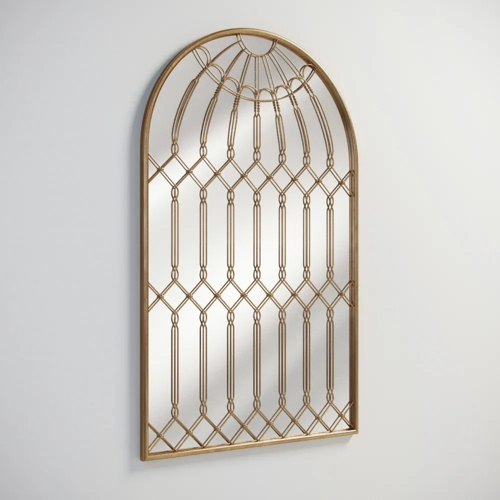 decoration – Gramercy Home – iron cage mirror 1-5302 3D Model