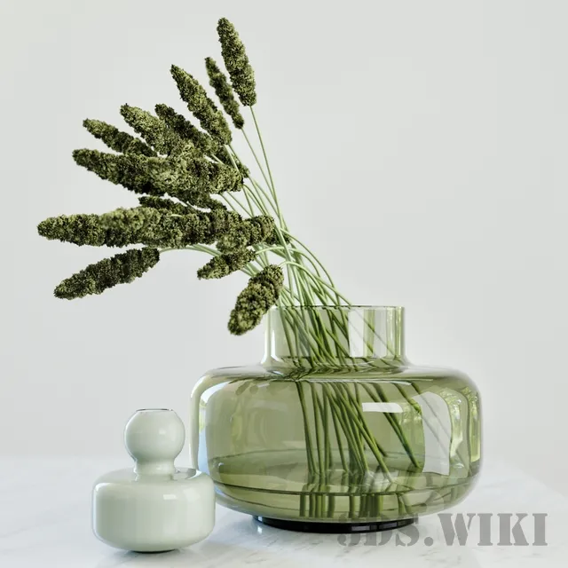 decoration – Grass in a vase Marimekko Urna 3D Model decoration – Grass in a vase Marimekko Urna 3D Model