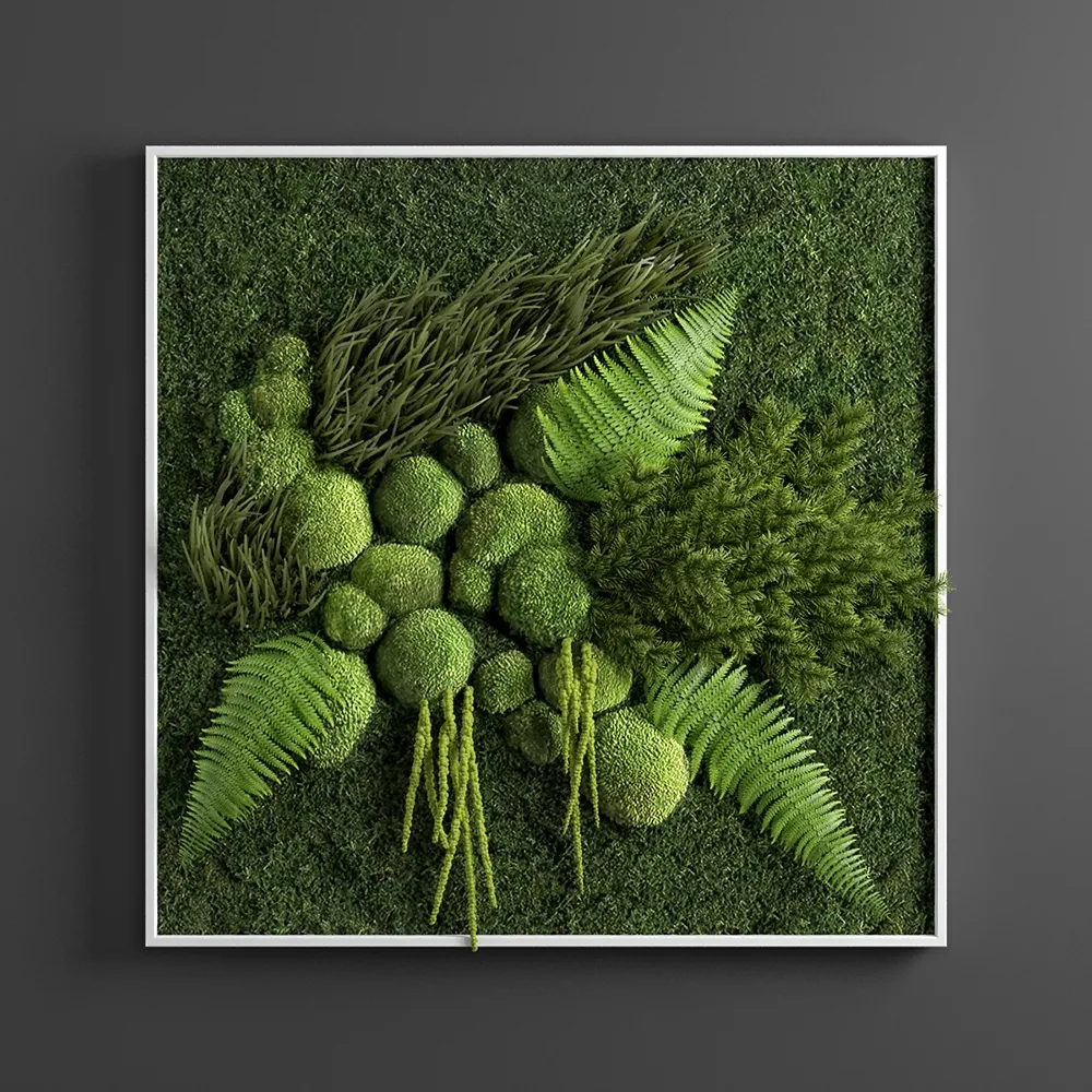 decoration – Green Panel 3D Model