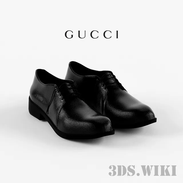 decoration – Gucci men’s shoes 3D Model
