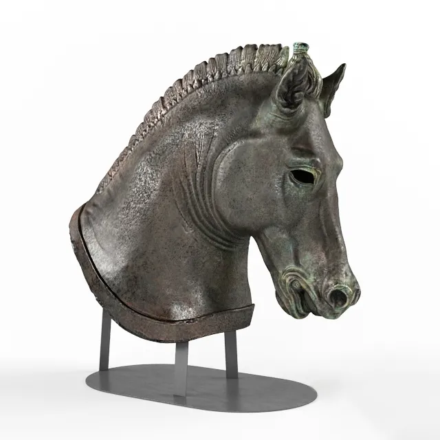 decoration – Hellenistic Horse Head 3D Model decoration – Hellenistic Horse Head 3D Model