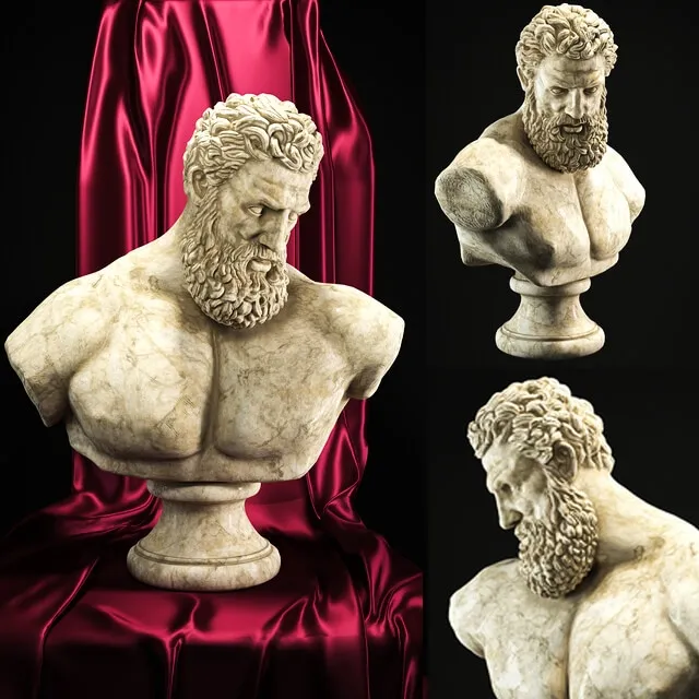 decoration – Hercules Bust 3D Model decoration – Hercules Bust 3D Model