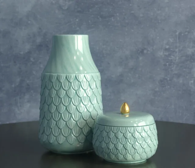 decoration – H&M Home Tall stoneware vase 3D Model