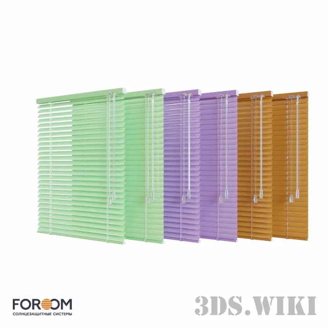 decoration – Horizontal blinds G-FORM 3D Model decoration – Horizontal blinds G-FORM 3D Model