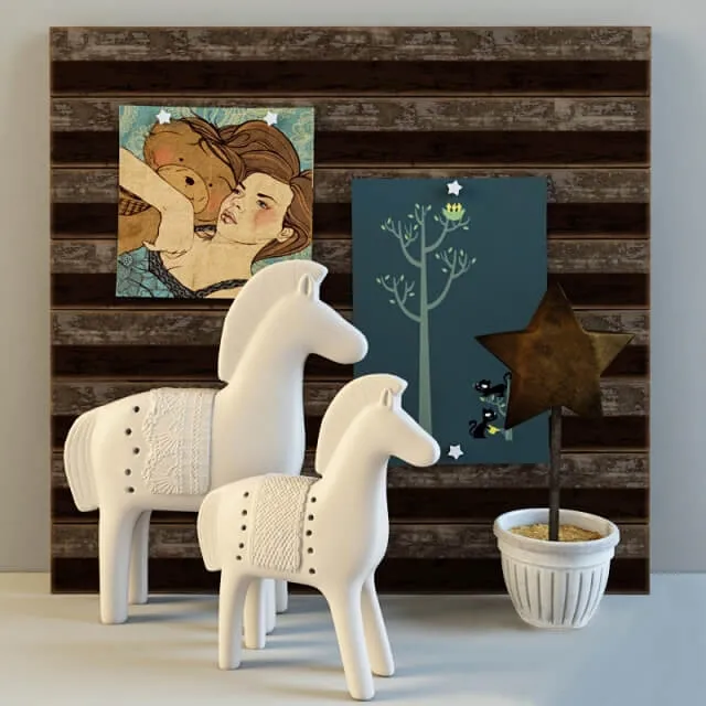 decoration – Horses 489 3D Model decoration – Horses 489 3D Model