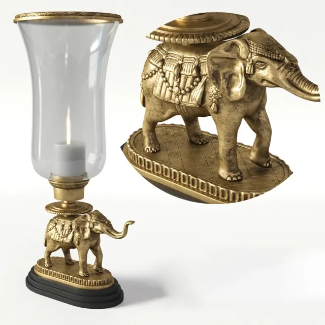 decoration – Hurricane Elephant Eichholtz decorative object 3D Model decoration – Hurricane Elephant Eichholtz decorative object 3D Model