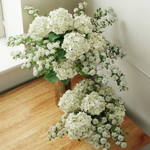decoration – Hydrangea 3D Model