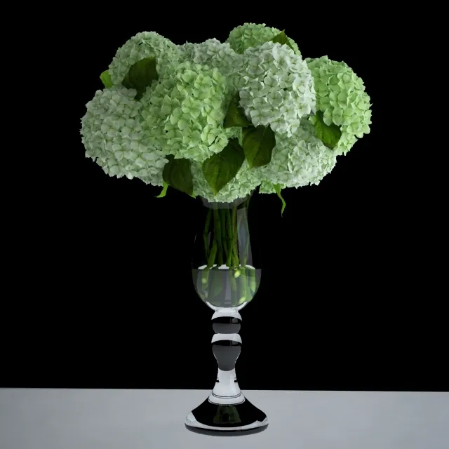 decoration – Hydrangea 3D Model