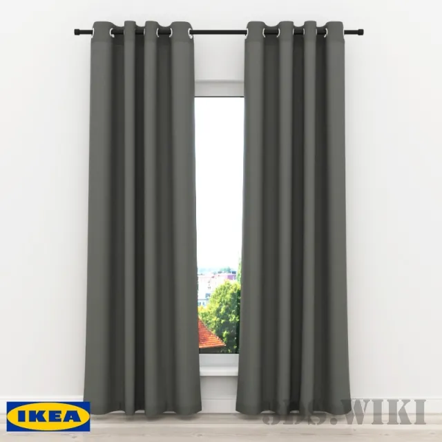 decoration – IKEA Curtains MEETE 3D Model decoration – IKEA Curtains MEETE 3D Model