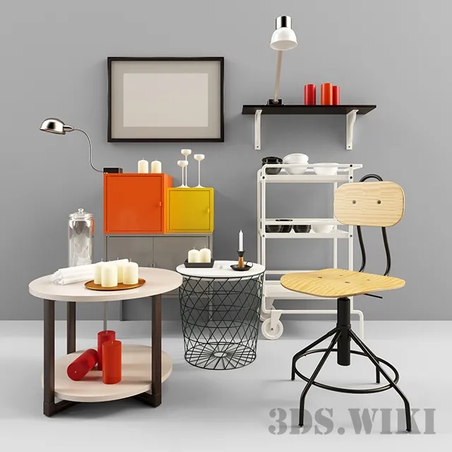 decoration – IKEA set 3D Model